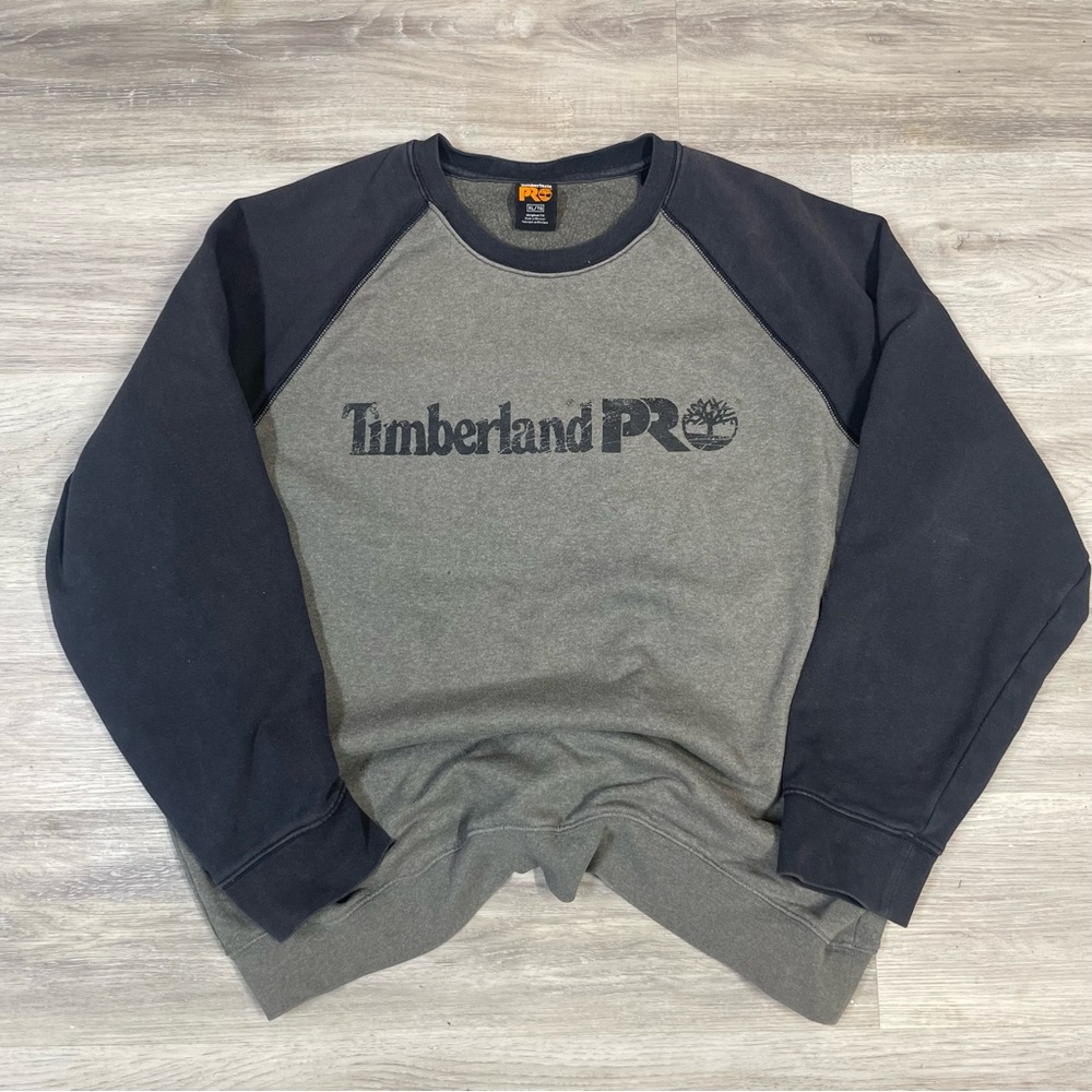 Timberland PRO Men's Gray and Black Sweater sz XL